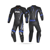 SHUA INFINITY 1 PC Moto Homem Fatos Preto Azul - Imagem dupla de ternos